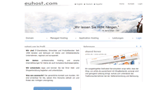 Desktop Screenshot of euhost.com