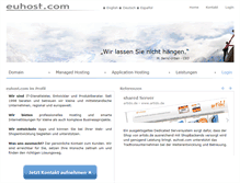 Tablet Screenshot of euhost.com